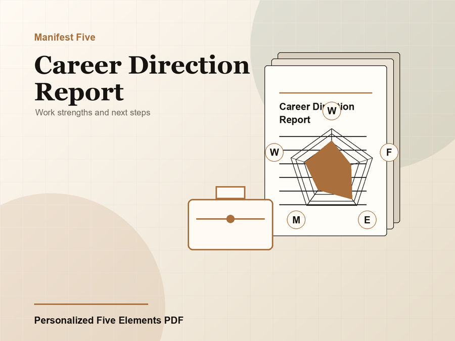 Career Direction Five Elements report cover